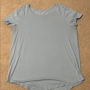 Lululemon blue Love tee